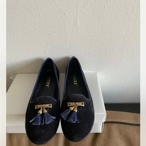 The Flexx Women’s Missliper  Suede  Loafers  Black Size 8.5